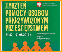 Więcej o: Tydzień Pomocy Osobom Pokrzywdzonym Przestępstwem