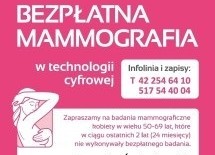 Więcej o: Bezpłatna mammografia w technologii cyfrowej