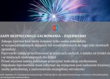 Więcej o: Zasady bezpiecznego zachowania – fajerwerki