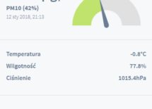 Więcej o: Raport o stanie powietrza z dnia 12 stycznia 2018 r.