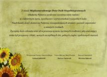 Więcej o: Życzenia z okazji Międzynarodowego Dnia Osób Niepełnosprawnych