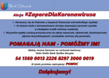 Więcej o: Zachęcamy do włączenia się do Akcji #ZaporaDlaKoronawirusa