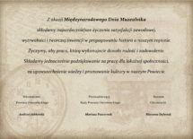 Więcej o: Życzenia z okazji Międzynarodowego Dnia Muzealnika