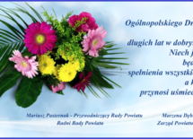Więcej o: ŻYCZENIA Z OKAZJI OGÓLNOPOLSKIEGO DNIA SENIORA