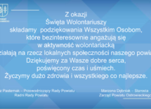 Więcej o: ŻYCZENIA Z OKAZJI DNIA WOLONTARIUSZA